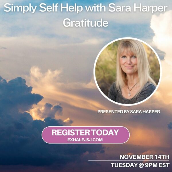 November 14th Sara Harper Simply Self Help - Gratitude